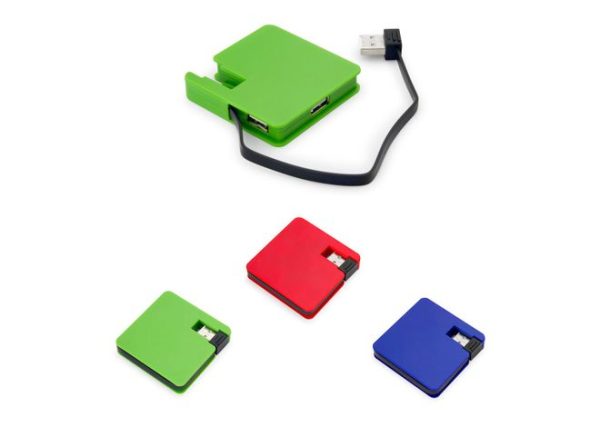 Square USB Hub con 4 Puertos