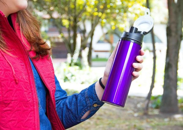 Botella en Aluminio Pull 600ml - Imagen 2