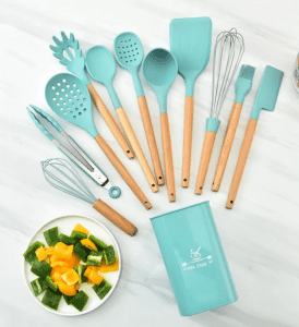 Juego de 10 piezas en silicona para cocina