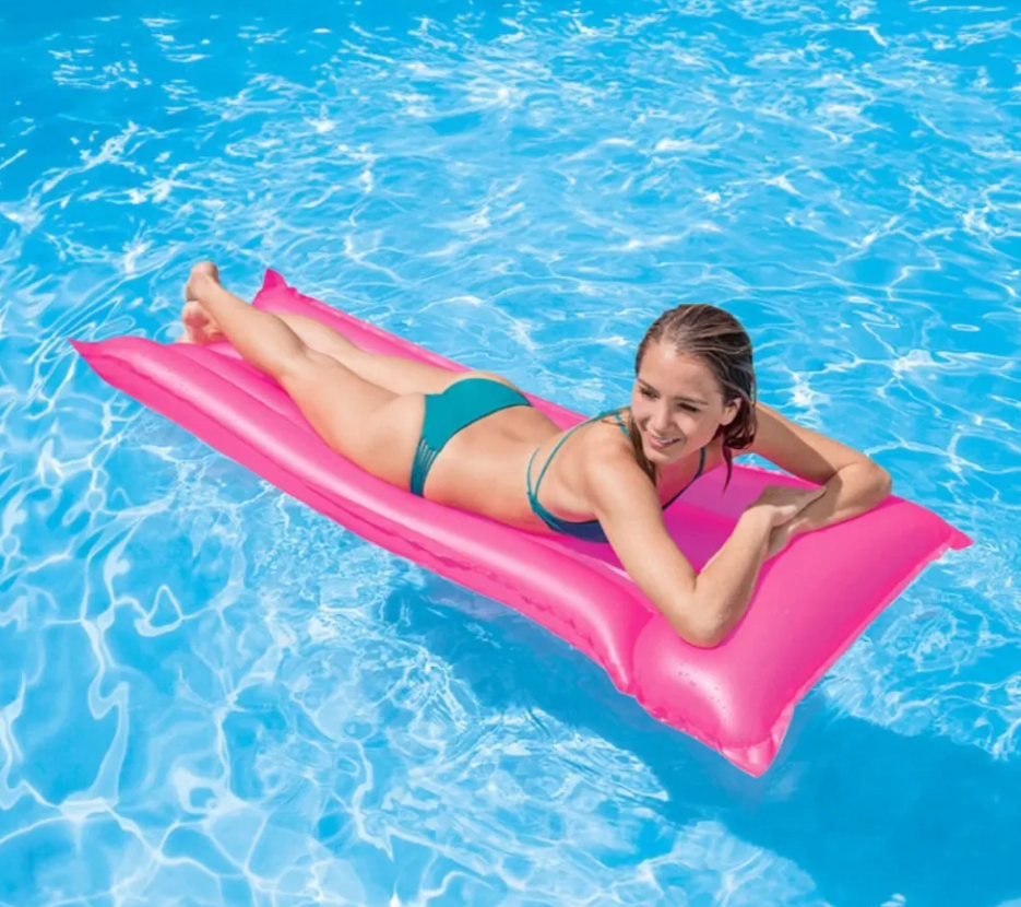 Colchon inflable flotante para piscina