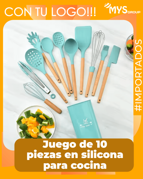 Juego de 10 piezas en Silicona para cocina - Imagen 3