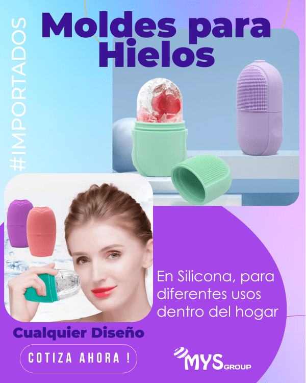 Moldes de silicona para hielos personalizados