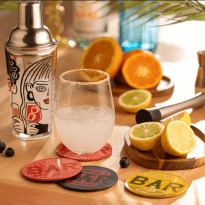 Posavasos para taza de té u oficina con diseño personalizado