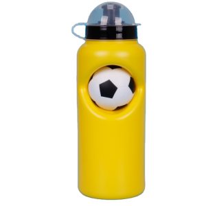 Botella deportiva con balon de futbol