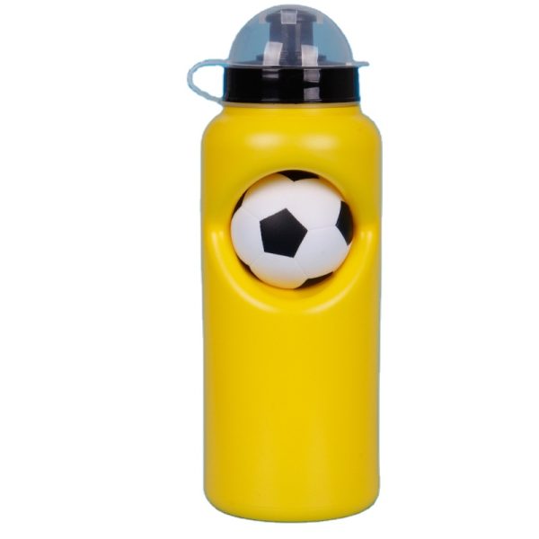 Botella deportiva con balon de futbol