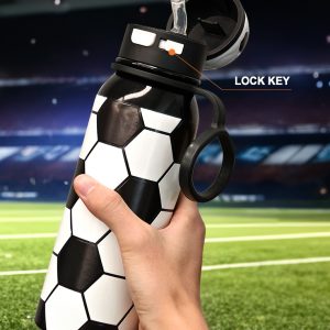 Botella Deportiva Personalizada de Acero | Fútbol y Baloncesto | Colombia