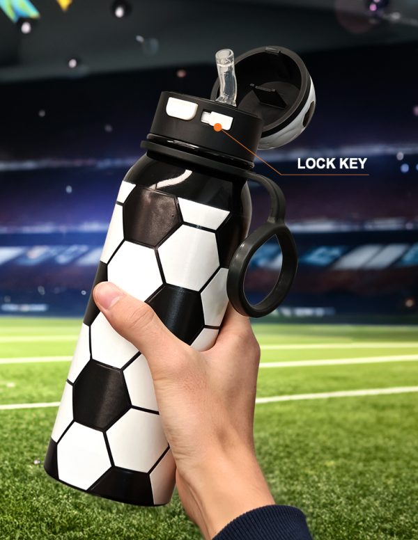 Botella Deportiva Personalizada de Acero | Fútbol y Baloncesto | Colombia
