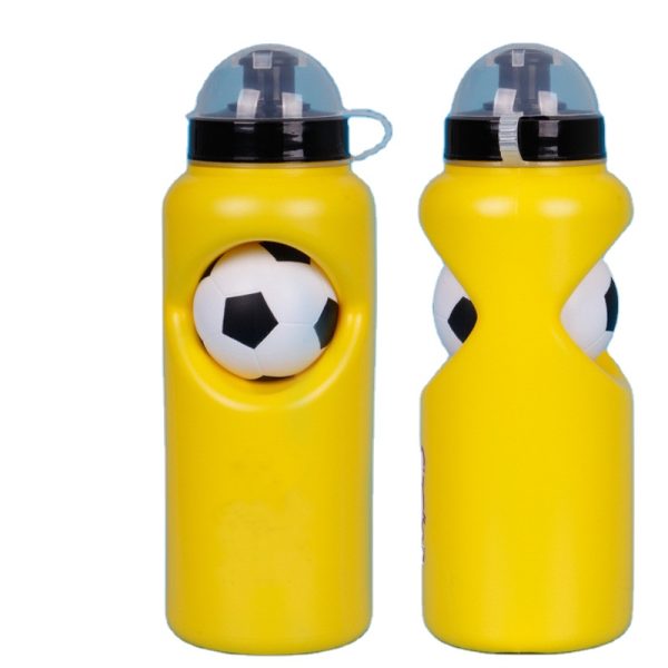 Botella deportiva con balon de futbol