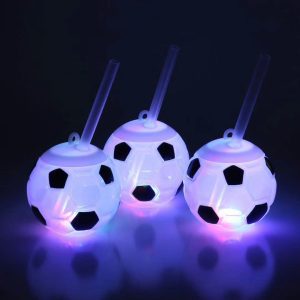 Tazas con motivos y luces led para bebidas