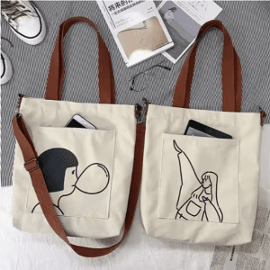 Bolsa de lona de algodón