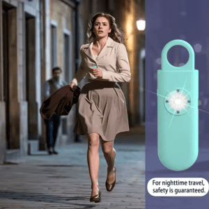Llavero de emergencia con luz y alarma