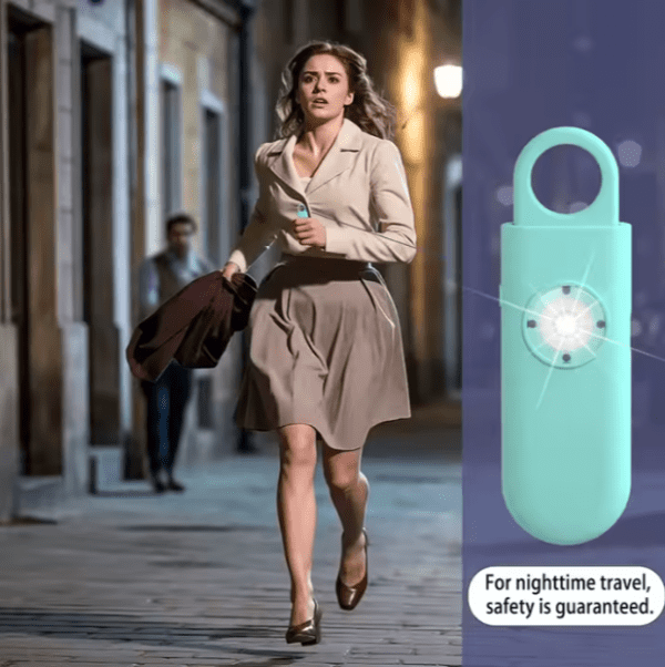 Llavero de emergencia con luz y alarma