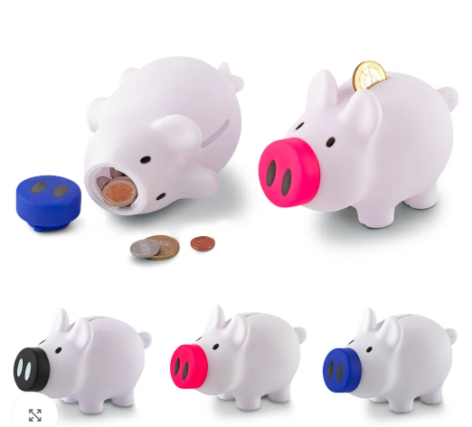 Alcancía personalizada con logo